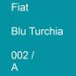 Preview: Fiat, Blu Turchia, 002 / A.